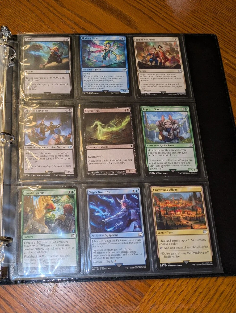 Magic Cards Binder MTG Collection Magic The Gathering Trading Cards Lot WOTC